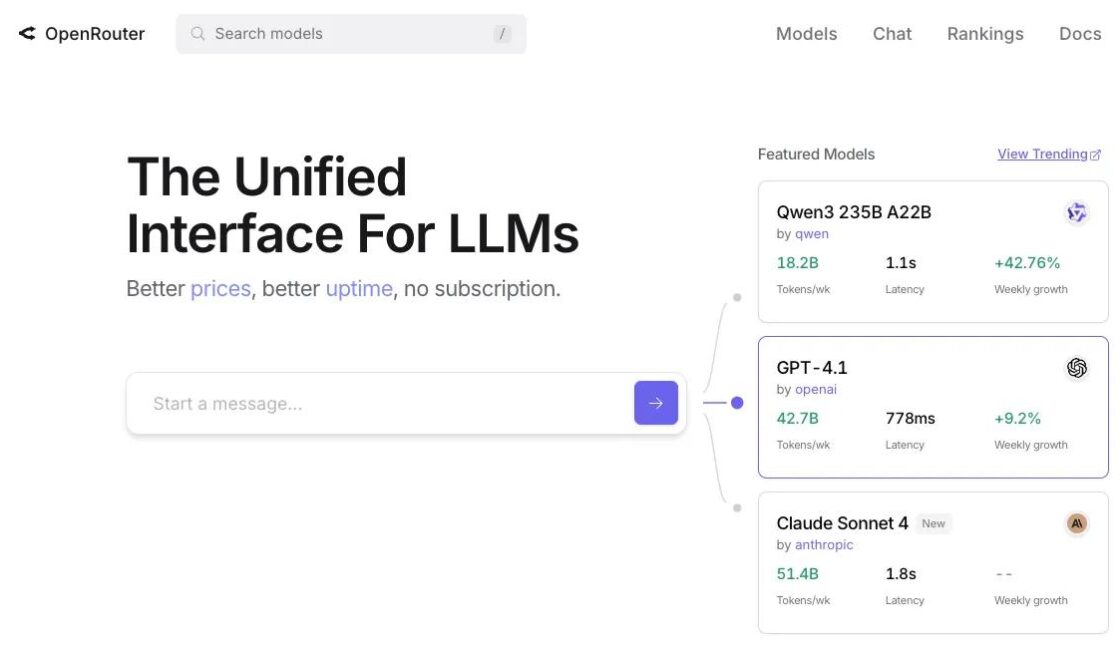 Como usar várias inteligências artificiais em um só lugar com OpenRouter
